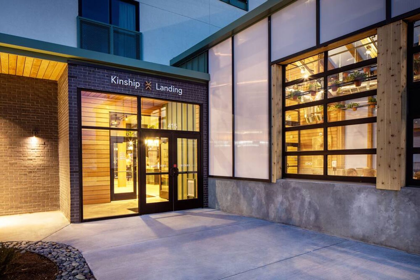 Kinship Landing exterior in downtown Colorado Springs